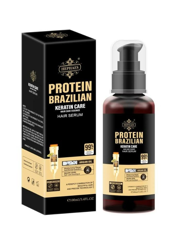 HENIWAYS - Hair Serum Protein Brazilian Keratin Hair Care 100 ML - Image 1