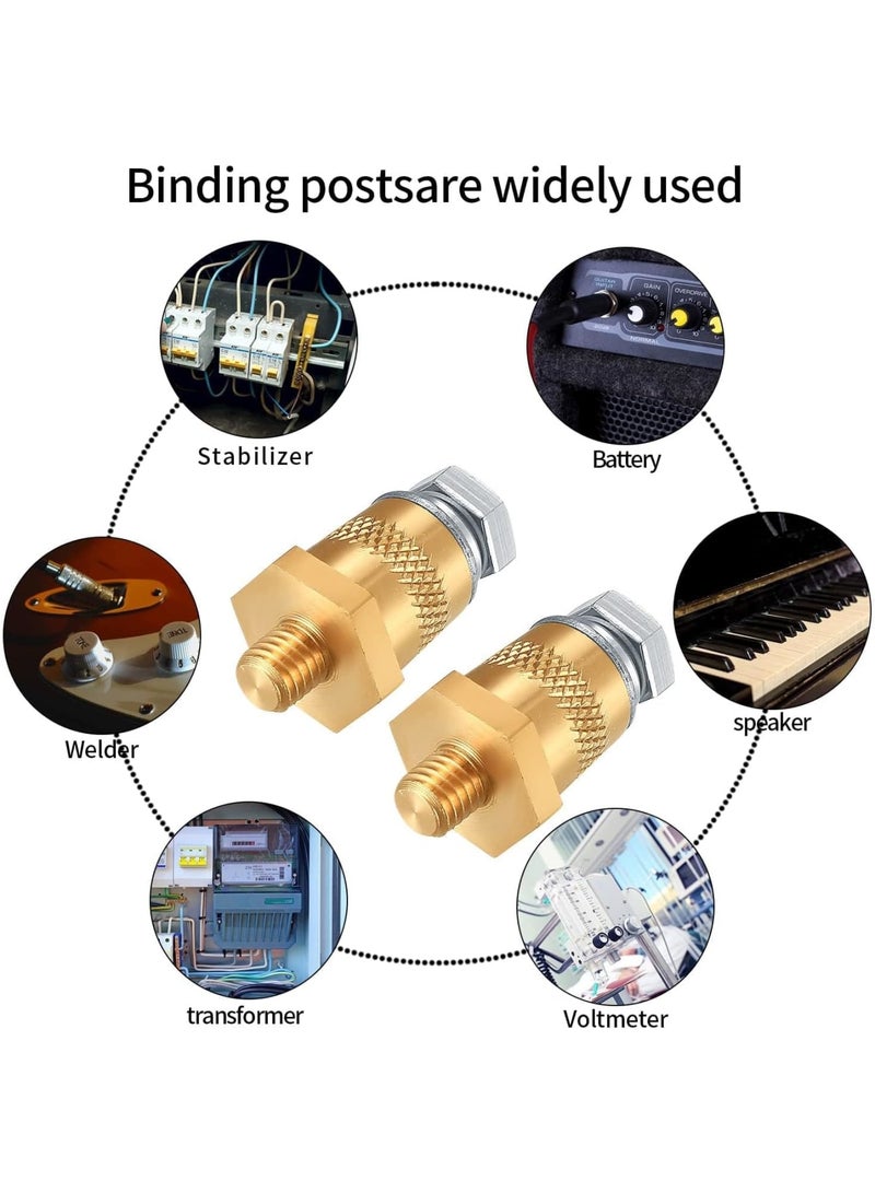 SOLARAE Battery Terminal Connectors Set, Side Post Battery Terminal Bolt Compatible with Other Accessories to Battery, for M8 Top Side Post Threaded Terminal Charging Post Extender Adaptor - Image 2