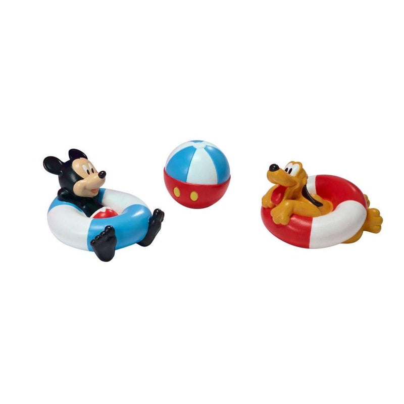The First Years Disney Mickey Mouse Squirties Baby Bath Toys - Squishy Toddler Toys for Bath, Pool, and Everyday - 3 Count - Image 1