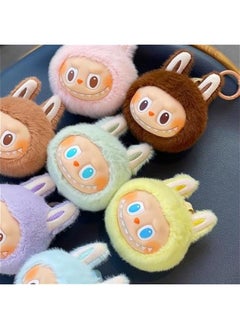 Arabest Women's Cute Labubu Keychain Plush Doll Pendant Keychain Accessories Card Gift  - Image 3
