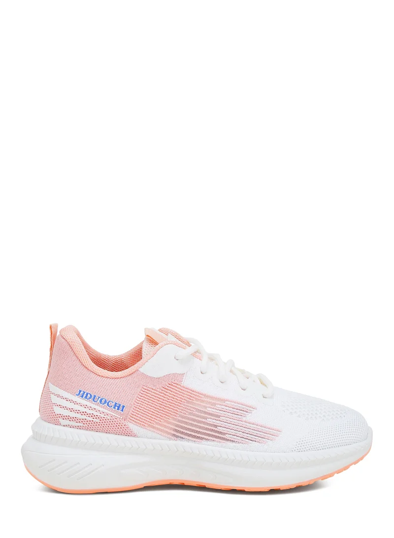 London Rag Lace-Up Chunky Sneakers in Pink