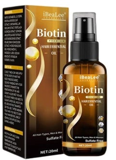 iBealee Biotin Premium Hair Growth Serum Stronger Thicker Longer Hair Reduce Hair Loss Restore Thinning Hair Nourishes Hair & Scalp All Hair Types for Men & Women  - Image 1
