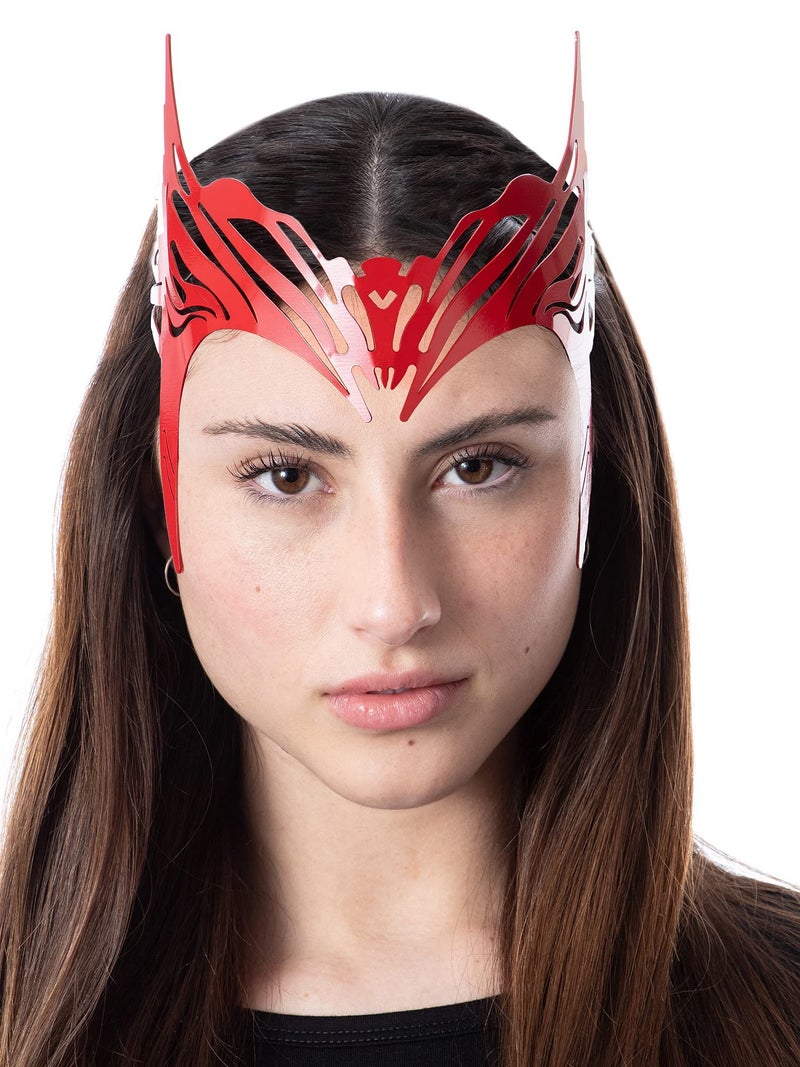 Bioworld Marvel Scarlet Witch Tiara Wanda Maximoff Costume Crown Headpiece for Women - Image 1