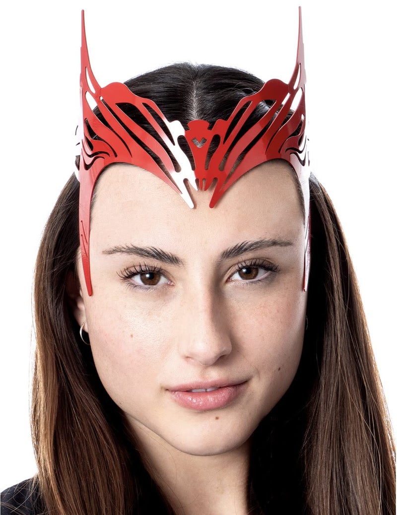 Bioworld Marvel Scarlet Witch Tiara Wanda Maximoff Costume Crown Headpiece for Women - Image 5