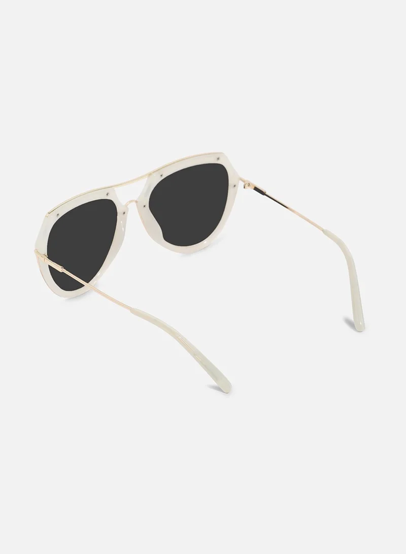 Haute Sauce Full Rim Aviator Sunglass