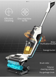 Cordless Wet Dry Vacuum Cleaner, 3-in-1 Multi-Surface Vacuum Mop & Self-Cleaning System, Edge Cleaning with Dirt Detection, Vacuum Mop Floor Cleaner All in One for Hard Floors, T6 - pzsku/Z0BB6EBB19BB75F6D9B7CZ/45/_/1729046433/e9d75284-c0c0-483f-bf5e-6a514be6fb35