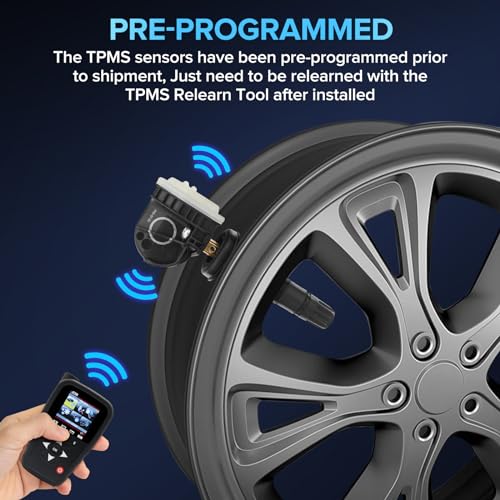BDFHYK Tire Pressure Sensor 315Mhz Programmed TPMS Sensors Compatible with 2015-2020 Lincoln, F-150 Mustang Edge Expedition Fusion Flex GT Ranger Explorer Fiesta, MKX Continental, F2GZ-1A189-A - Image 4