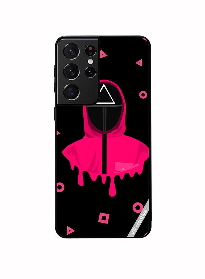 VR CREATIVE Protective Case Cover For Samsung Galaxy S21 Ultra 5G Squid Game Design Multicolour - Image 1