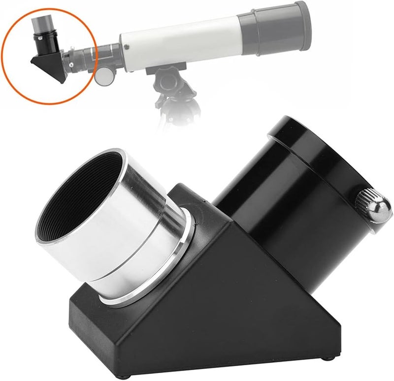 1 25 Inch 90 Degree Inverted Prism Mirror Diagonal For Refractor Catadioptric Telescope - Image 4