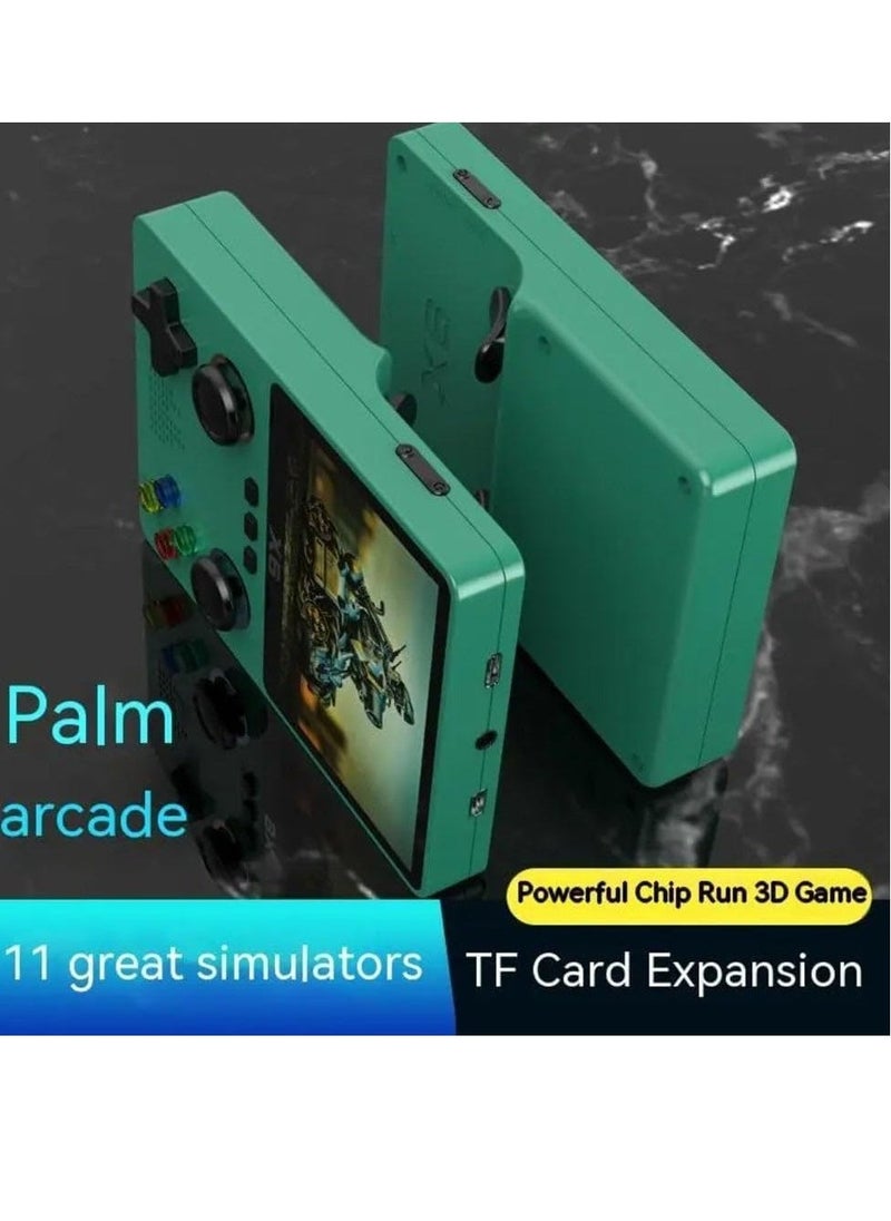 JAJEEK X6 Fusion Grip: Next-Gen High-Definition Handheld Game Console with Dual Joysticks, 32GB Storage, Arcade Emulation, 3.5-inch IPS Screen, and 6000+ Preloaded Games - Image 5