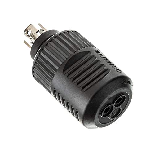 MotorGuide 8M0092065 Trolling Motor Replacement Plug — Medium Duty, Use with 16- to 8-Gauge Wire, Connects with Receptacle, Black - Image 1