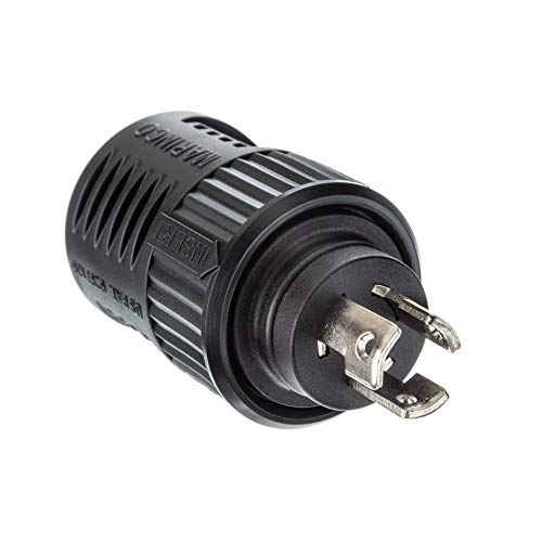 MotorGuide 8M0092065 Trolling Motor Replacement Plug — Medium Duty, Use with 16- to 8-Gauge Wire, Connects with Receptacle, Black - Image 2