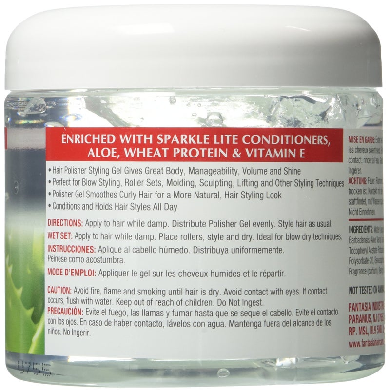 Fantasia Gel 16 Ounce Aloe (Clear) (473ml) (2 Pack) - Image 2