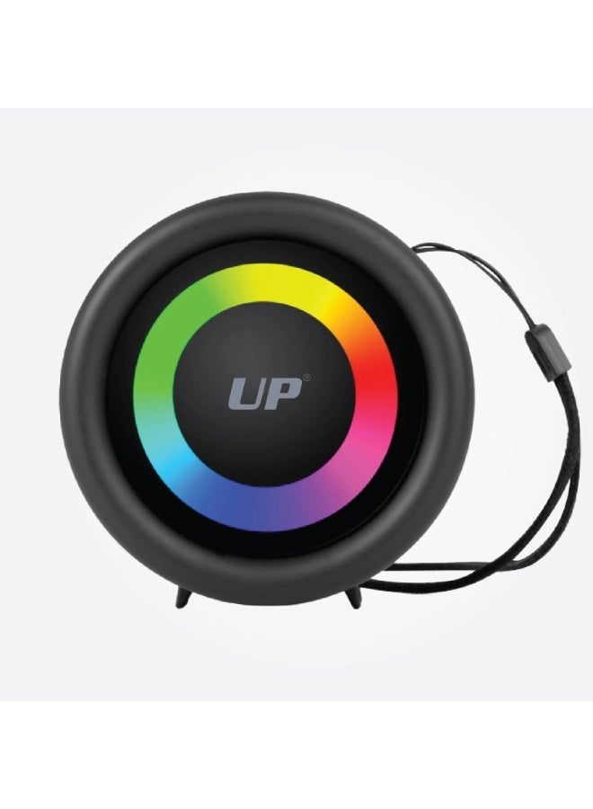 أب مكبر صوت بلوتوث فائق الصغر UP-6 مع وقت تشغيل يصل إلى 4 ساعات، ومدى بلوتوث يصل إلى 50 قدمًا، وجهير مُحسَّن - Image 5