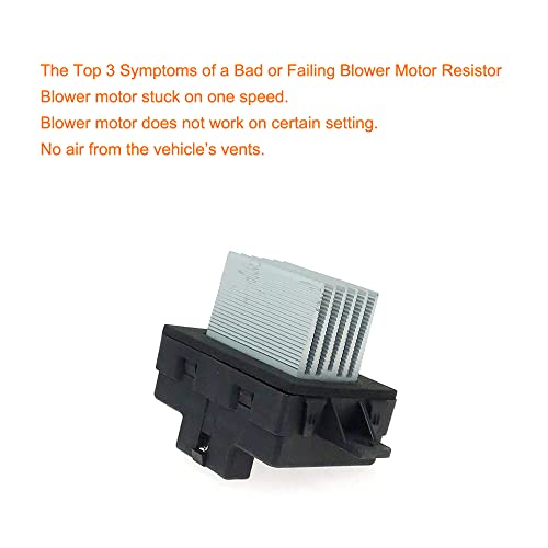 YUTOCOOL HVAC Fan Blower Motor Resistor Fits 2010-2012 Ford Fusion Lincoln MKZ 2006 2010-2011 Mercury Milan Replace 6E5Z19E624AA 8E5Z19E624A 4P1589 JA1712 YH1825 RU797 - Image 4