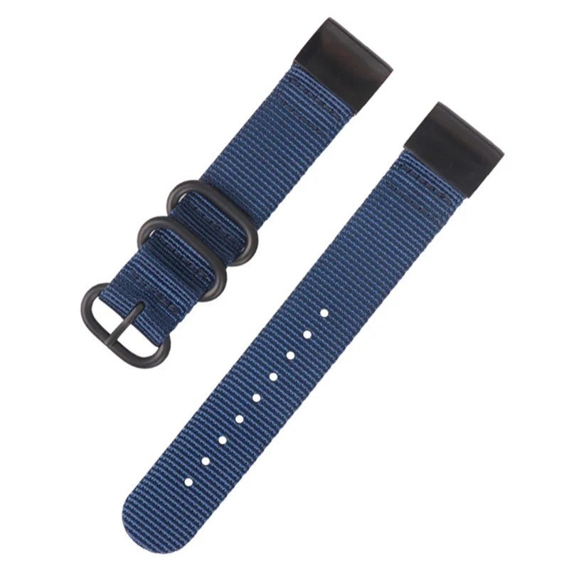 Bluejw Woven Sailcloth Watch Band for Garmin Fenix 8 51mm/Fenix 7X/Fenix 6/Fenix 5S/Enduro/Tactix 7 Pro, Rugged Sports Wrist Strap, Replace Watch Strap - Image 1