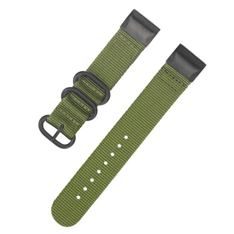 Bluejw Woven Sailcloth Watch Band for Garmin Fenix 8 51mm/Fenix 7X/Fenix 6/Fenix 5S/Enduro/Tactix 7 Pro, Rugged Sports Wrist Strap, Replace Watch Strap - Image 4