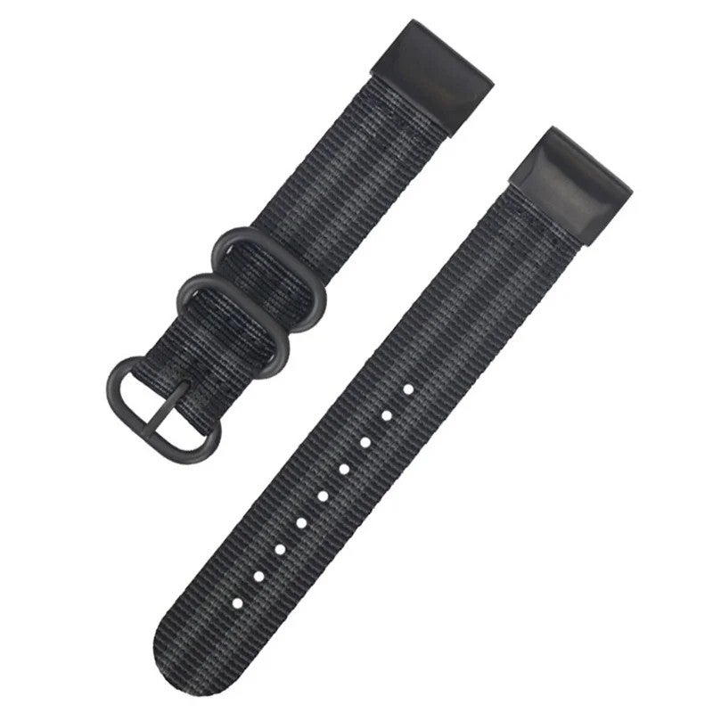 Bluejw Woven Sailcloth Watch Band for Garmin Fenix 8 51mm/Fenix 7X/Fenix 6/Fenix 5S/Enduro/Tactix 7 Pro, Rugged Sports Wrist Strap, Replace Watch Strap - Image 5