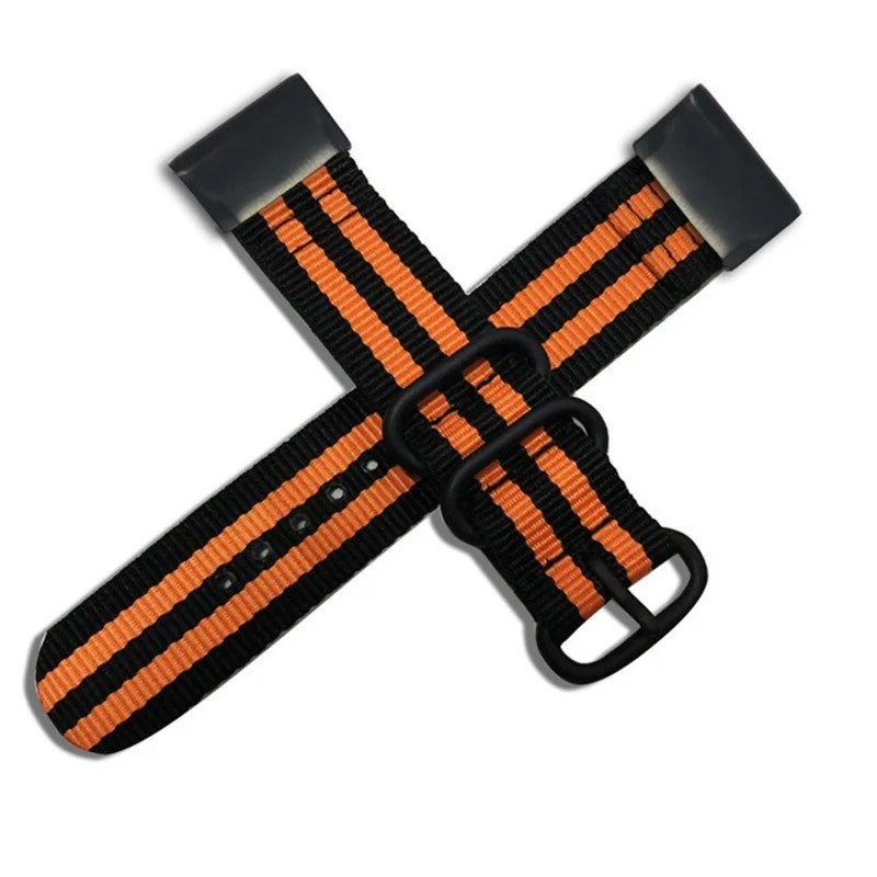 Bluejw Woven Sailcloth Watch Band for Garmin Fenix 8 51mm/Fenix 7X/Fenix 6/Fenix 5S/Enduro/Tactix 7 Pro, Rugged Sports Wrist Strap, Replace Watch Strap - Image 2