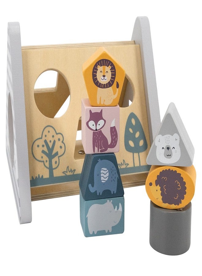 PolarB The Original Toy Company Viga Shape Sorter & Gear Play - PolarB Wood 5-in-1 Activity Toy - Image 5