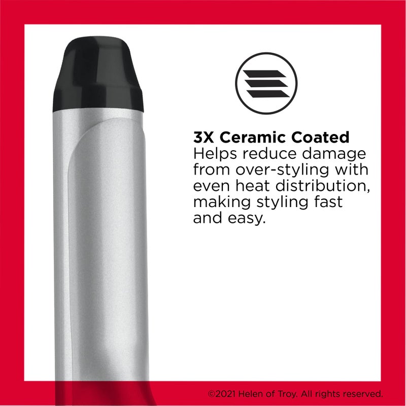 Revlon Perfect Heat Triple Ceramic Curling Iron | For Silky Smooth Tousled Curls (1-1/4 in) - Image 2