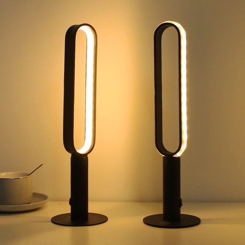 Sisliya Table Lamps Rechargeable Cordless Led Table Lamp Portable Outdoor Table Lamp Battery Operated in Black Bar Restaurant Garden Ambient Light Decorative Night White Light Warm Light - Image 3