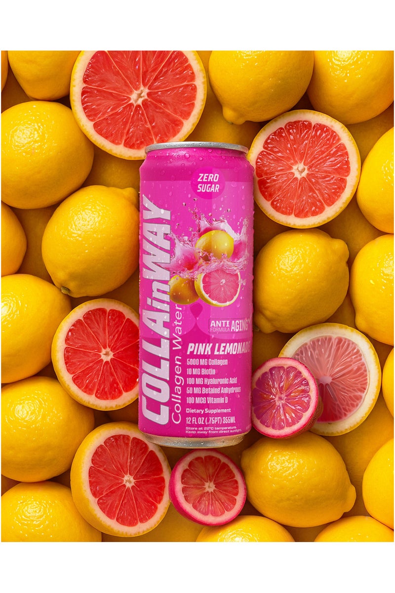 كولانواي كولاجين كولاين واي ٥٠٠٠ ملغ - خالي من السكر، ١٠ ملغ بيوتين، ١٠٠ ملغ حمض الهيالورونيك، ١٥٠ ملغ إل-جلوتاثيون، ١٠٠ ميكروغرام، إل-كارنيتين، ٠.٥ غرام، فيتامين د، كالسيوم - مرطب مضاد للشيخوخة (عبوة من ١٢ قطعة، نكهة بنك ليمونايد) - Image 5