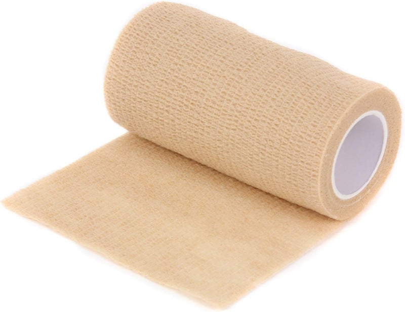 Ever Ready First Aid Self Adherent Cohesive Bandages 4 x 5 Yards  12 Count Tan - Image 5