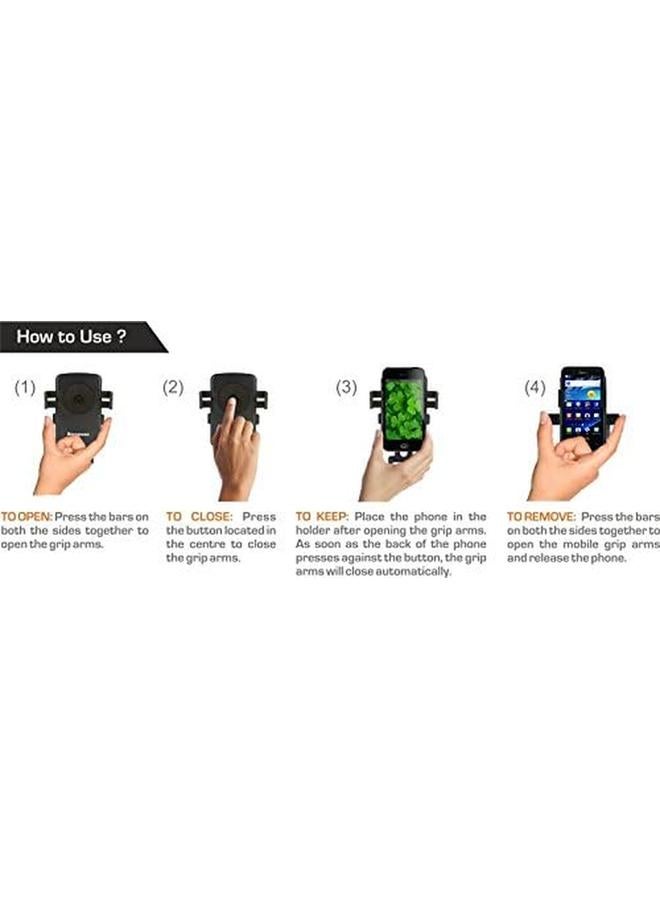 erorex Autogrip XL Automatic Mobile Holder For Medium To Large Phones  - Image 3