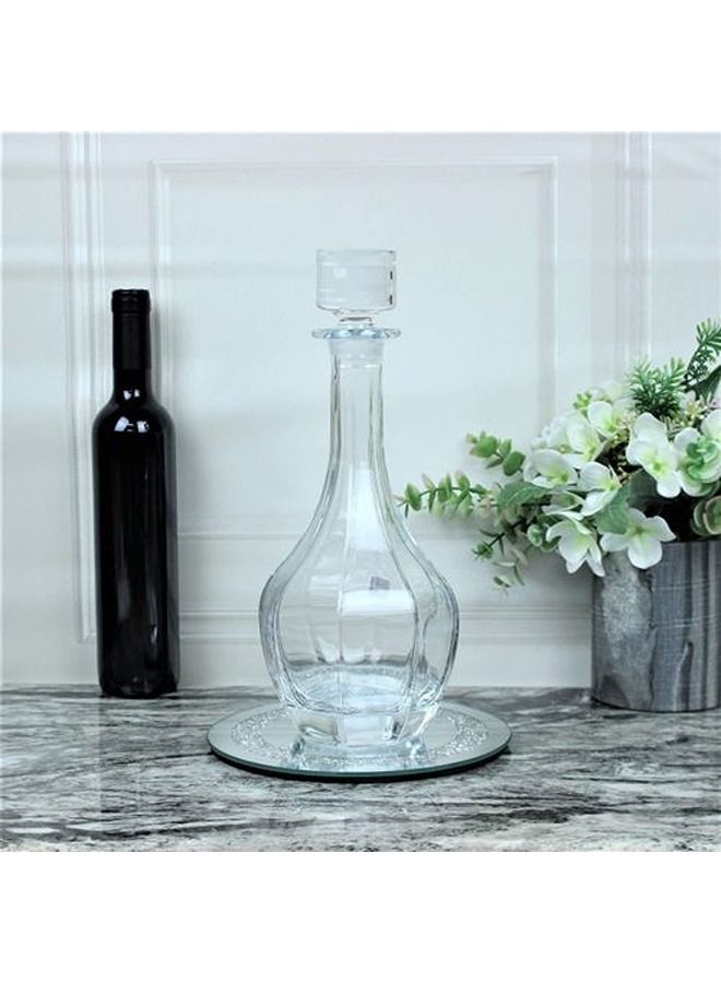Round Crystal Bottle - Chic
