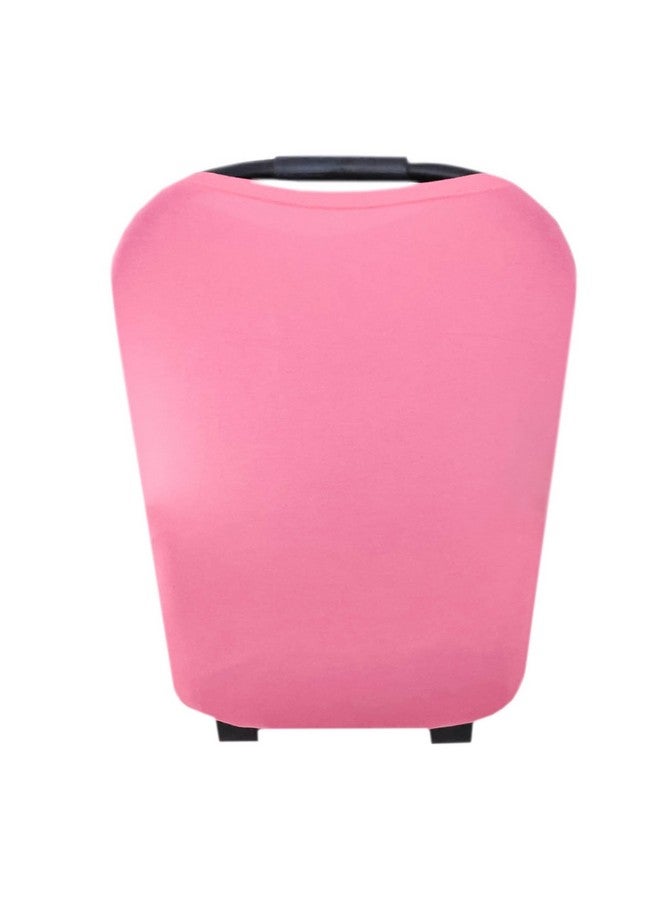 Copper Pearl Multi-Use Cover: Car Seat Covers, Nursing Cover, and Stroller Cover for Sun - Stretchy Fabric, All-Season Use, Stylish Designs, Easy Access for Moms - Flamingo - Image 1