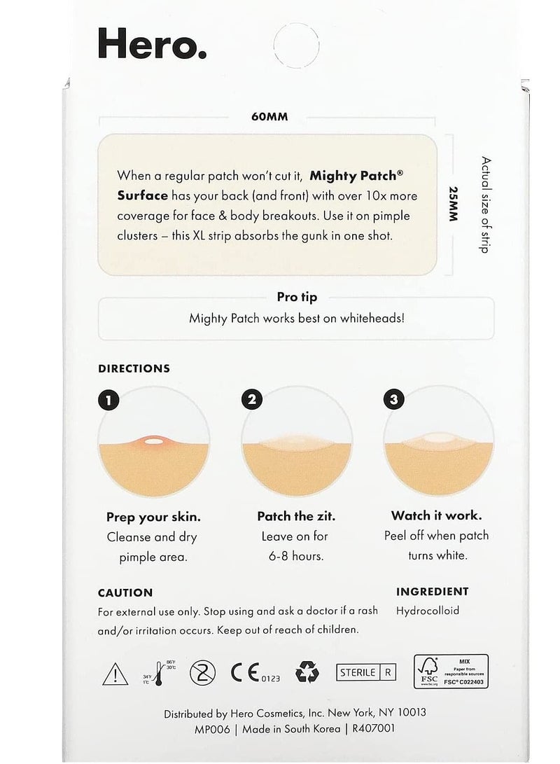 Hero Cosmetics Mighty Patch Surface 10 Strips - Image 2