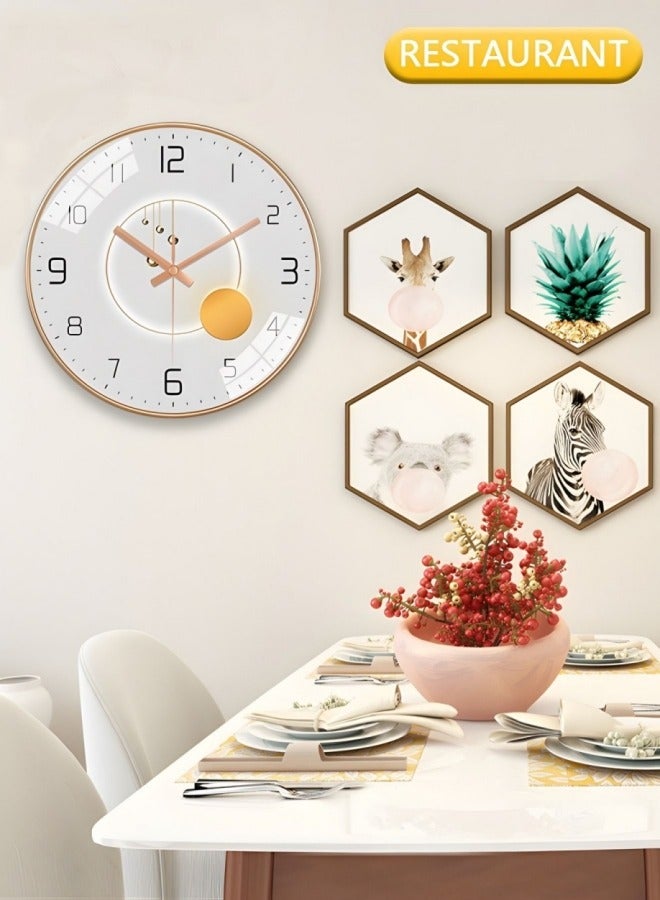 ميكسد حديث ساعة حائط كوارتز , مناسبة لأنّ غرفة معيشة غرفة نوم مطبخ - Image 4