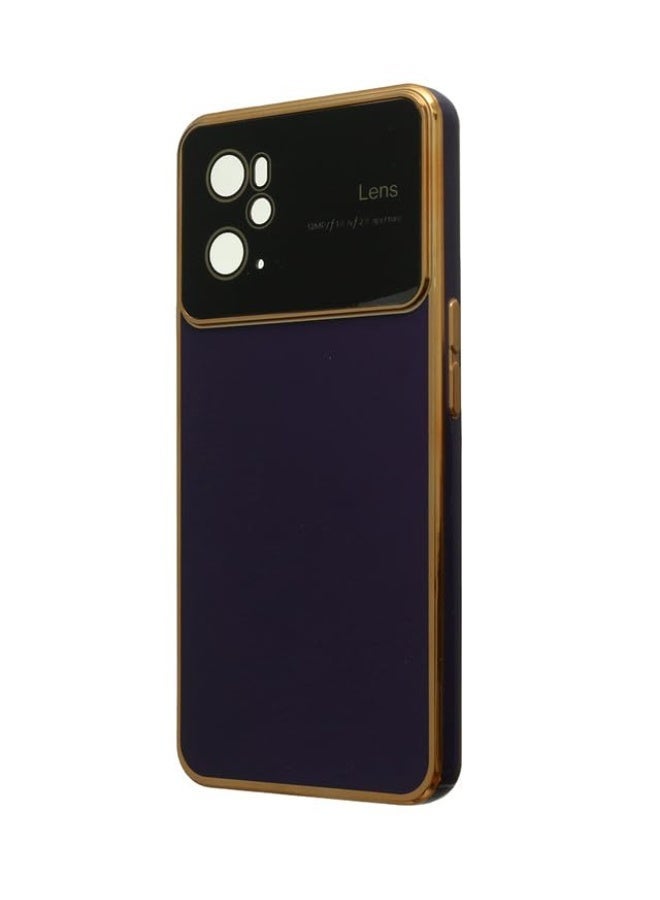 جراب خلفي بلاستيك لجهاز أوبو A96، بنفسجي - Image 1