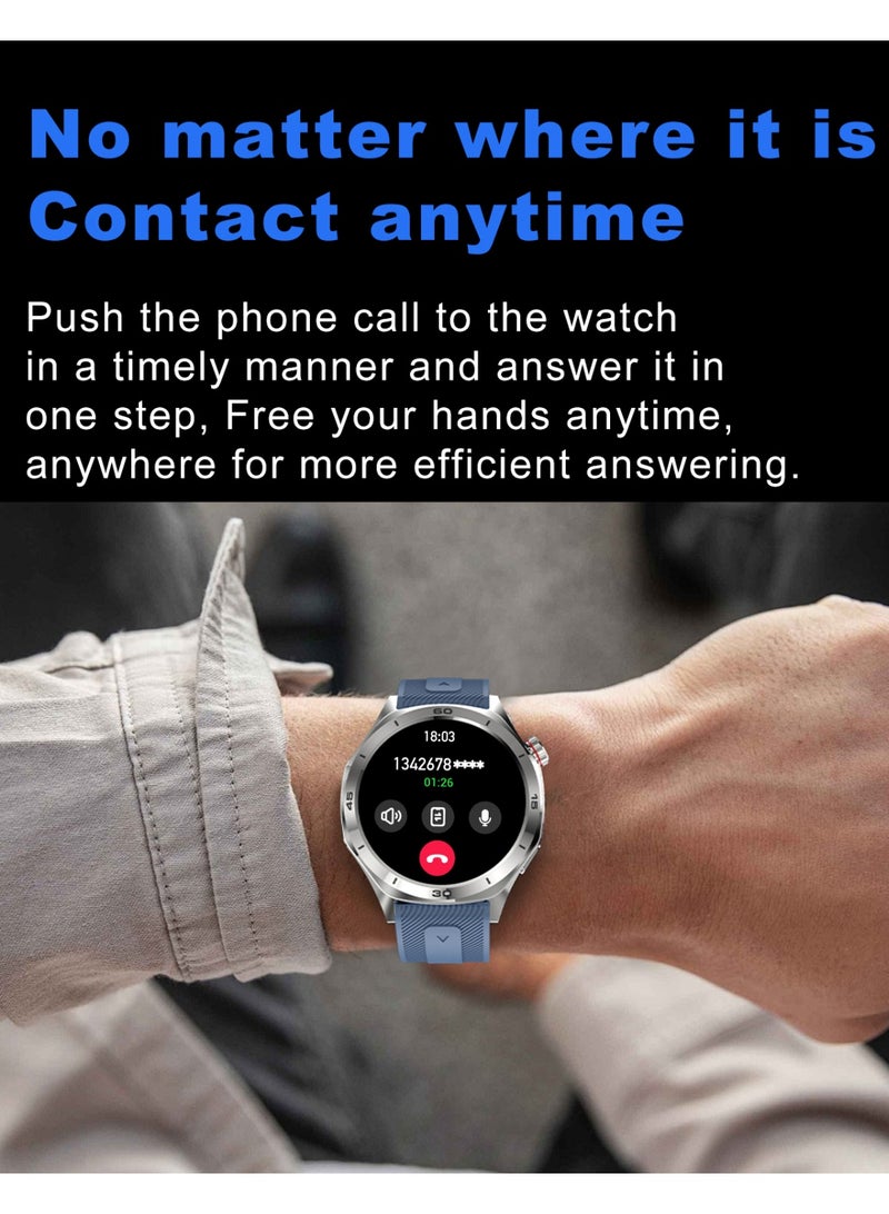 RollsTimi  Men's 1.52-Inch Smart Bluetooth Watch, Full-Screen Touch, Smartwatch , Sleep Monitoring, Multiple Sports Modes, RT-i129 - Image 5