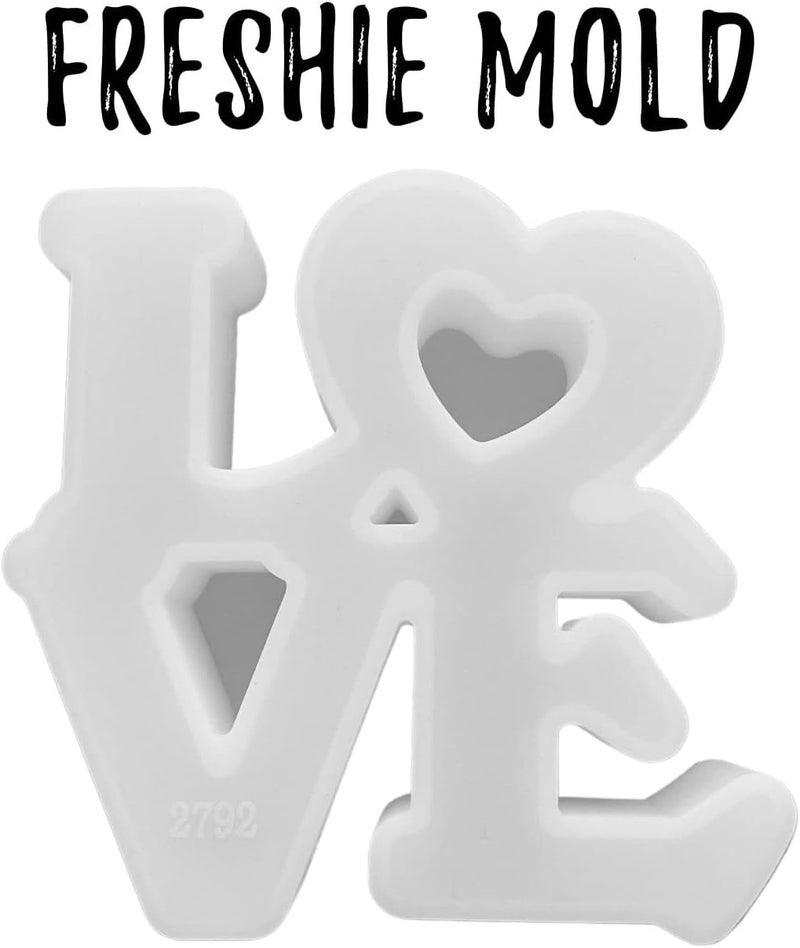 Snoogg DIY Crystal Epoxy Resin Mold 8.8 CM Love Pendant Irregular Decorative Pendant Silicone Mold DIY Wedding Valentine's Day - Image 2