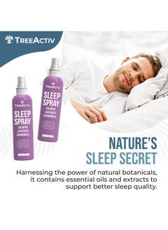 TreeActiv Treeactiv Sleep Spray Calming Lavender Chamomile Soothing Witch Hazel And Lavender Pillow Spray Air Freshener For Room Bed Fabric Pillows And Linen Mist For Sleeping And Relaxation 1000 Sprays  - Image 3