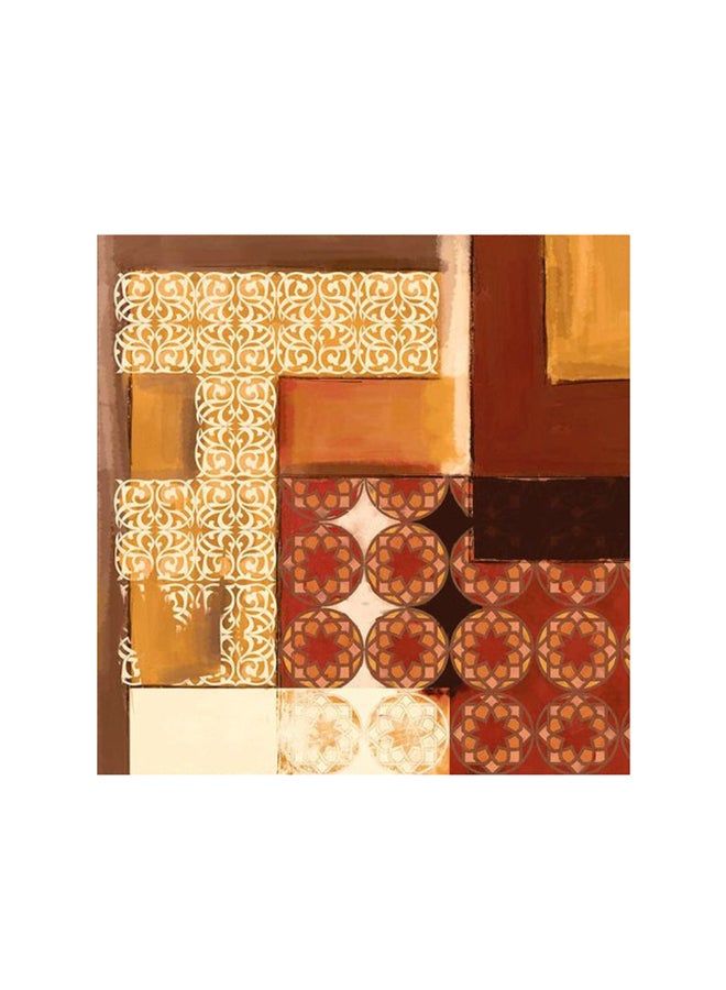 RYN Islamic Motifs Mdf Wall Art Multicolour 30x30centimeter - Image 2