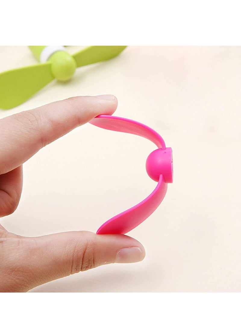 Oasisgalore - Mini Cell Phone Fan 3-in-1 Mobile Phone Fans Compatible with Smartphone(6-Pack) - Image 1