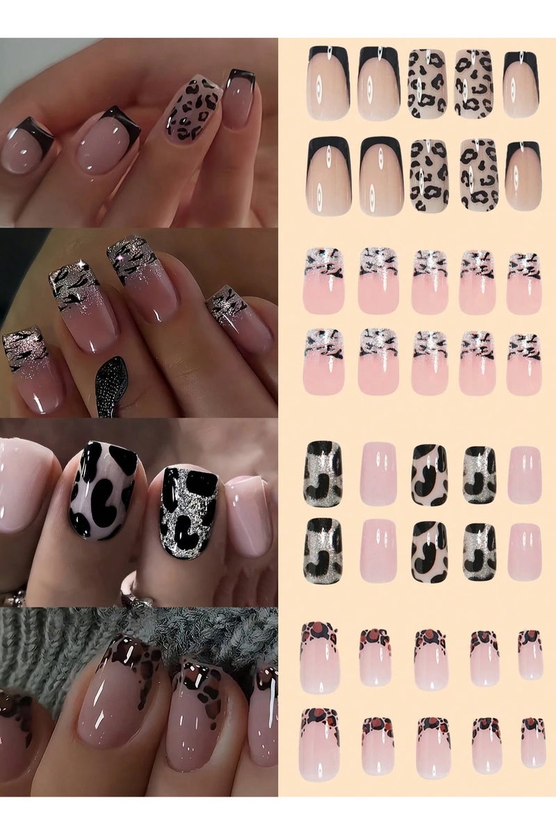 اظافر تركيب مزيفه علبه مكونه من 4 الوان اظافر مختلفه  و مميزه مناسبه للارتداء اليومي و للحفلات - Image 2