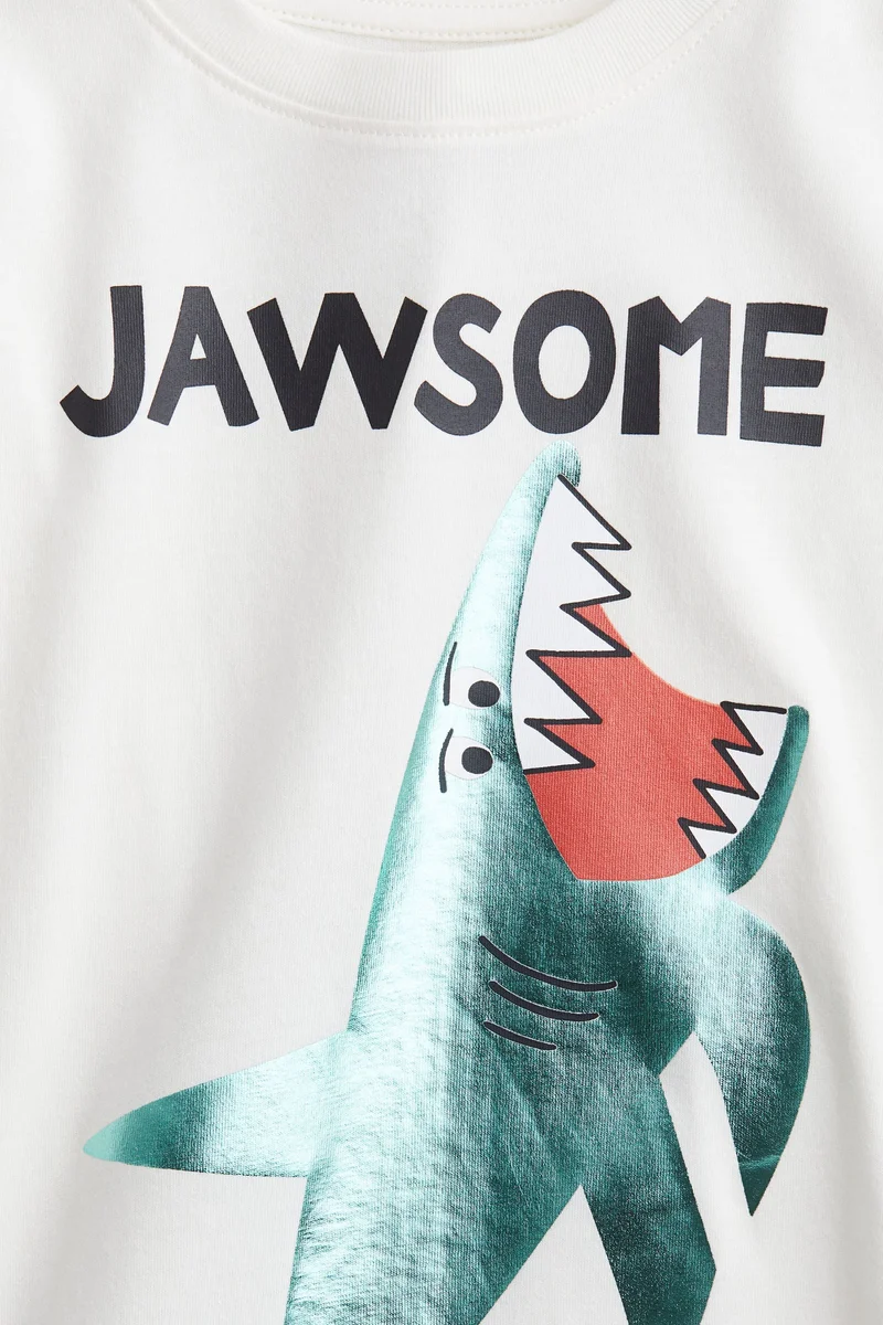 H&M Printed cotton T-shirt