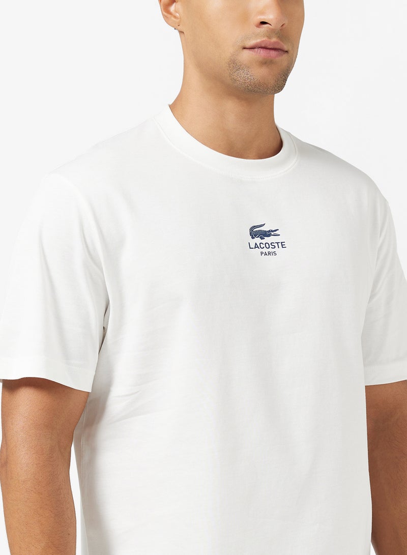 لاكوست تيشيرت بياقة دائرية بطبعة مميزة - Image 3