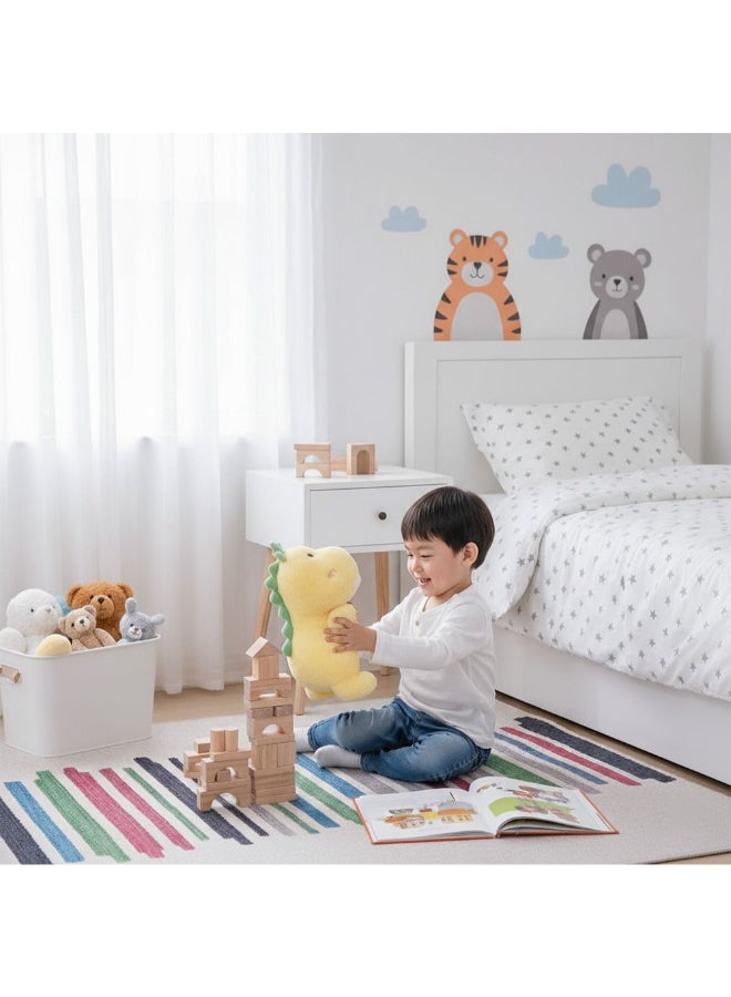 DANUBE HOME ديناصور أصفر محشو بطول 35 سم - لعبة دينو ممتعة للأطفال، دمية جراسية ناعمة، هدية مثالية لعيد الميلاد أو وقت اللعب - Image 2