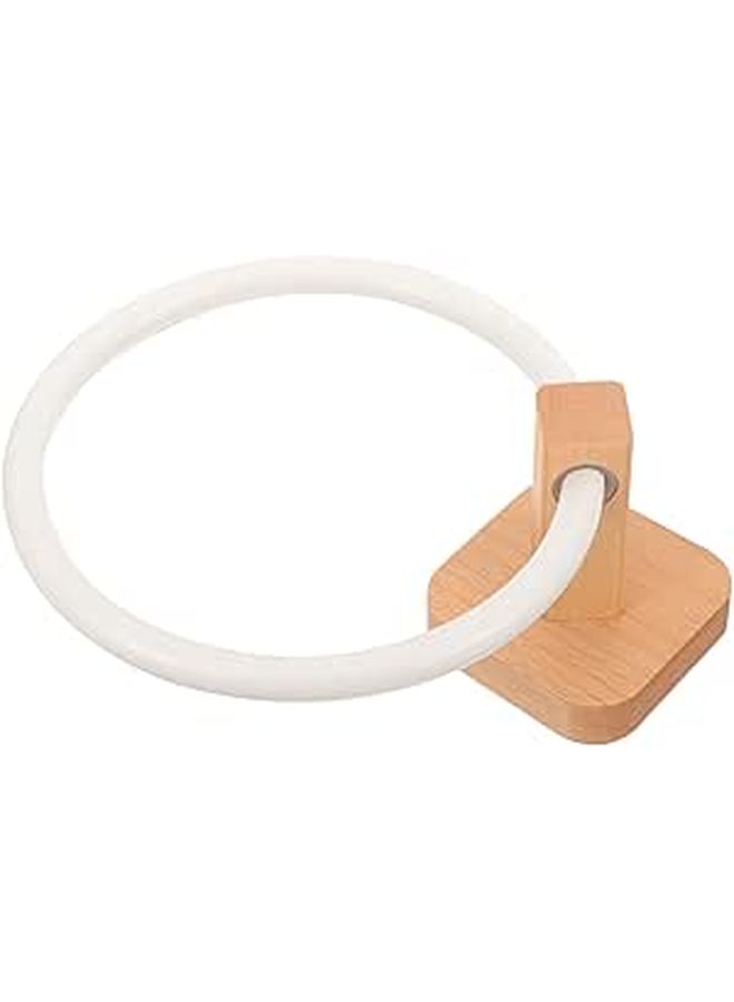 Sturdy Wooden Towel Ring Wall Mounted For Bathroom And Kitchen Towel Holder - Image 1