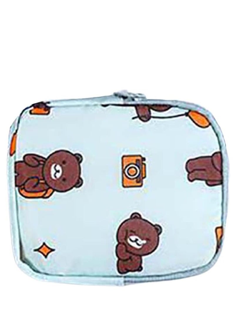 Elegant & Stylish Storage Bag for Sanitary Pads and Makeup | Portable Multi-Purpose Organizer for Women & Girls - Image 4