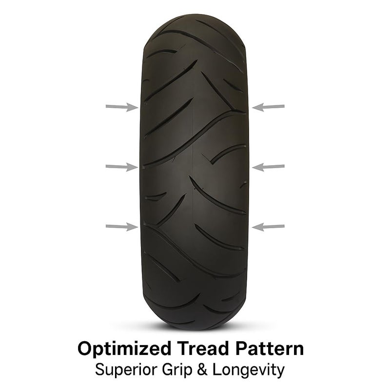 MAXXIS Supermaxx ST MA-ST2 190/50ZR17 73W TL – Rear Motorcycle Sport Touring Tire | Radial Construction, Mono-Spiral Steel Belts, Tubeless - Image 4