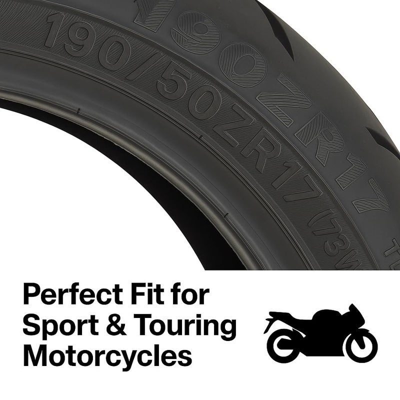 MAXXIS Supermaxx ST MA-ST2 190/50ZR17 73W TL – Rear Motorcycle Sport Touring Tire | Radial Construction, Mono-Spiral Steel Belts, Tubeless - Image 3