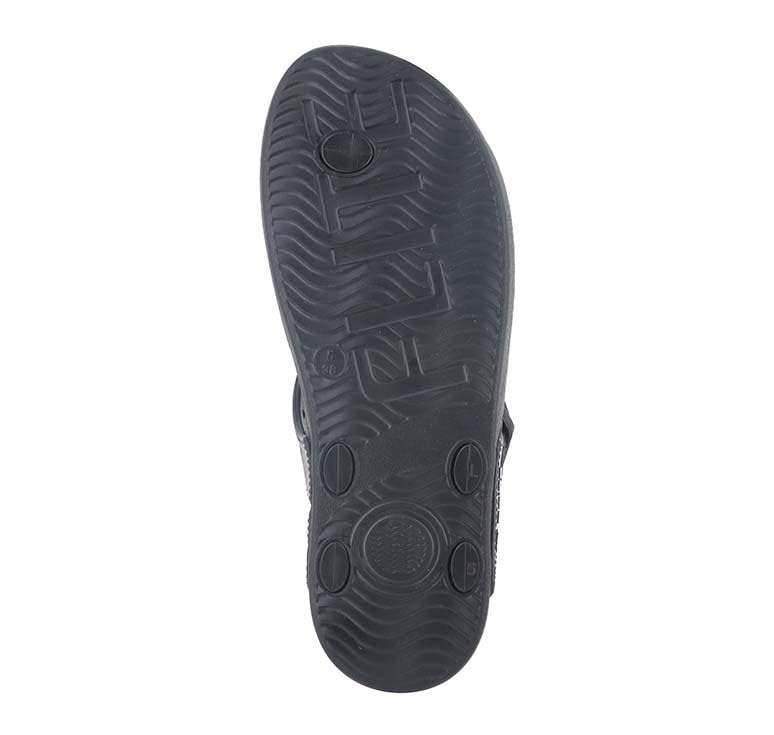 FLITE Women's Flip Flops FL-430 | Comfortable Lightweigh EVA Slippers for Home & Outdoor Use (Black, UK Footwear Size System, Adult, Women, Numeric, Medium, 7) - Image 5