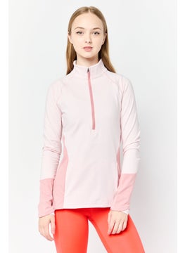 UNDER ARMOUR Women Sportswear Fit Long Sleeves Running Sweatshirt, Pink  - Image 1