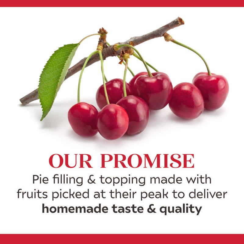 Duncan Hines Wilderness No Sugar Added Pie Filling and Topping, Cherry, 20 Ounce - Image 5